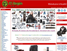 Tablet Screenshot of jcsbargain.com